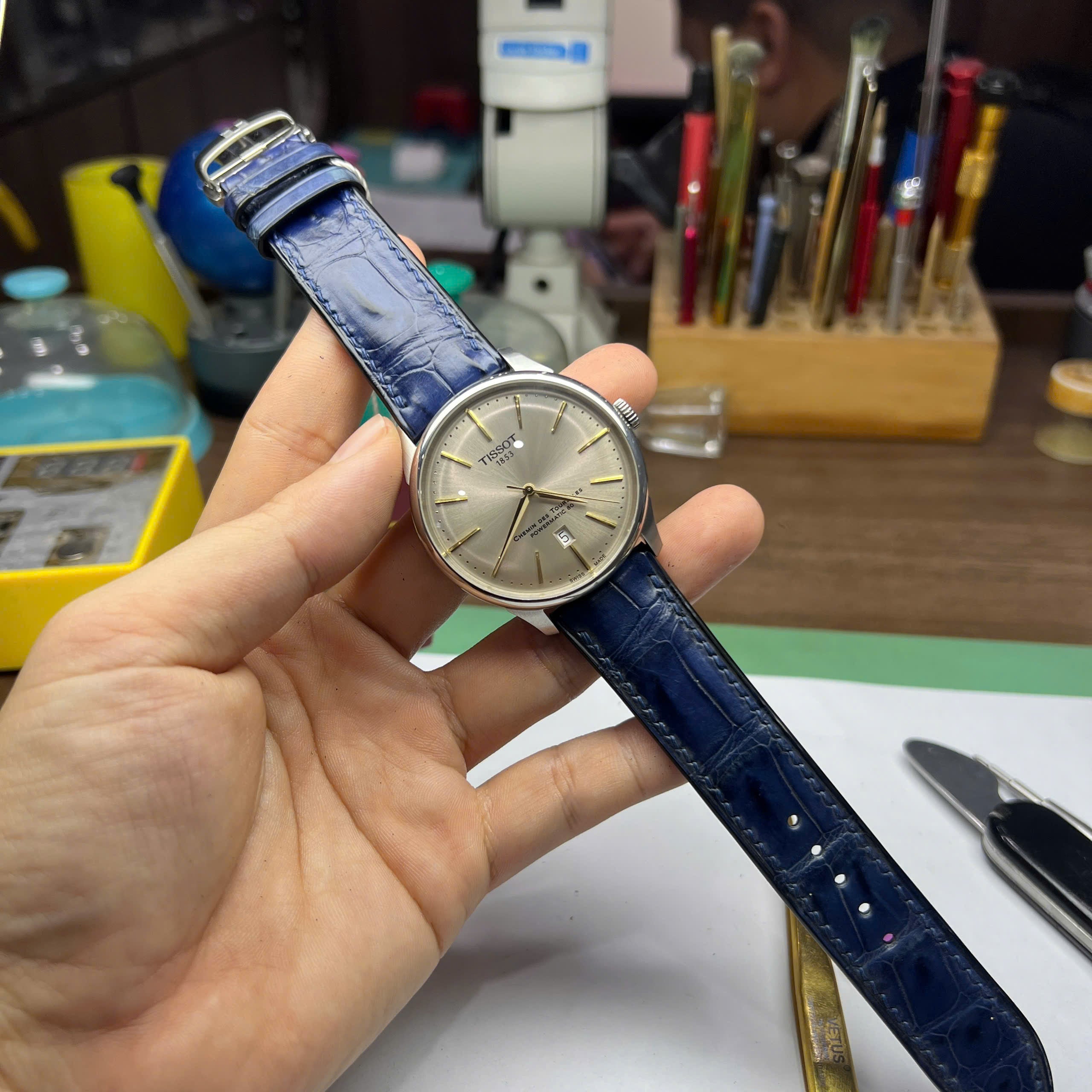 Premium Alligator Leather Strap for Tissot