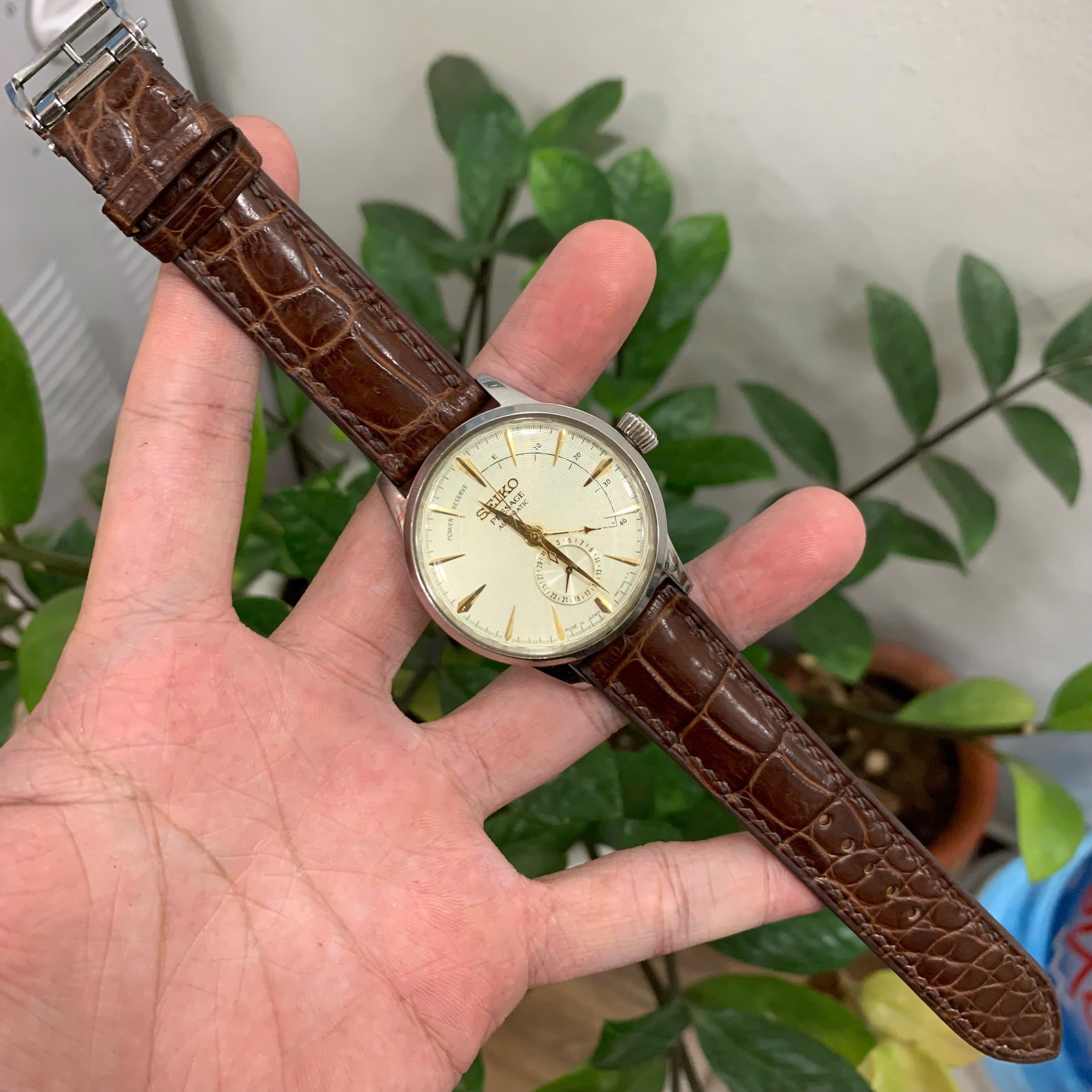 Alligator Seiko Watch Strap