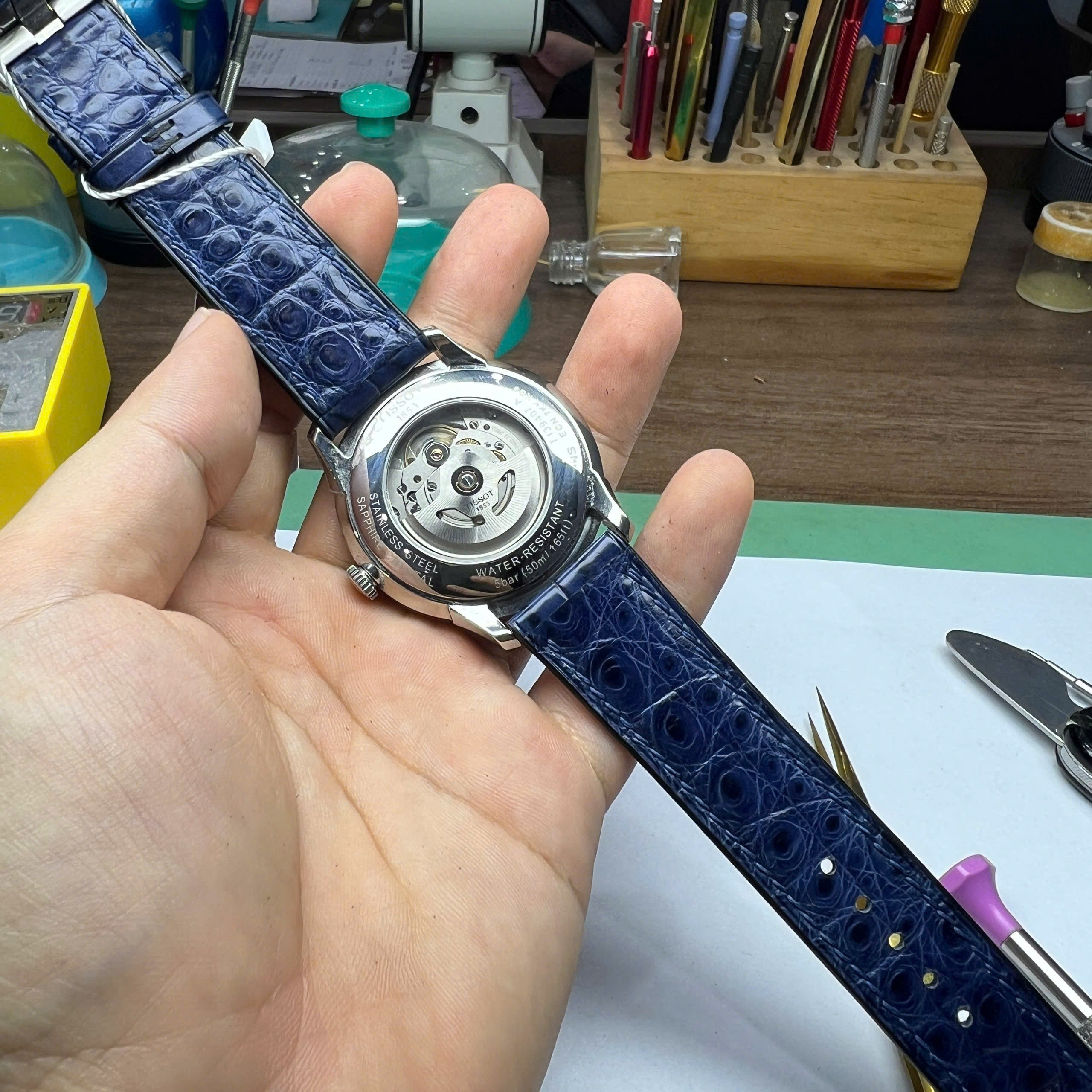 Premium Alligator Leather Strap for Tissot