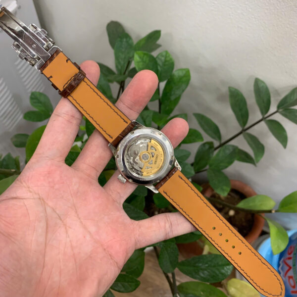 Alligator Seiko Watch Strap