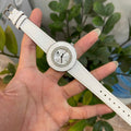 A'leather Handcrafted Epsom Leather Watch Strap - White