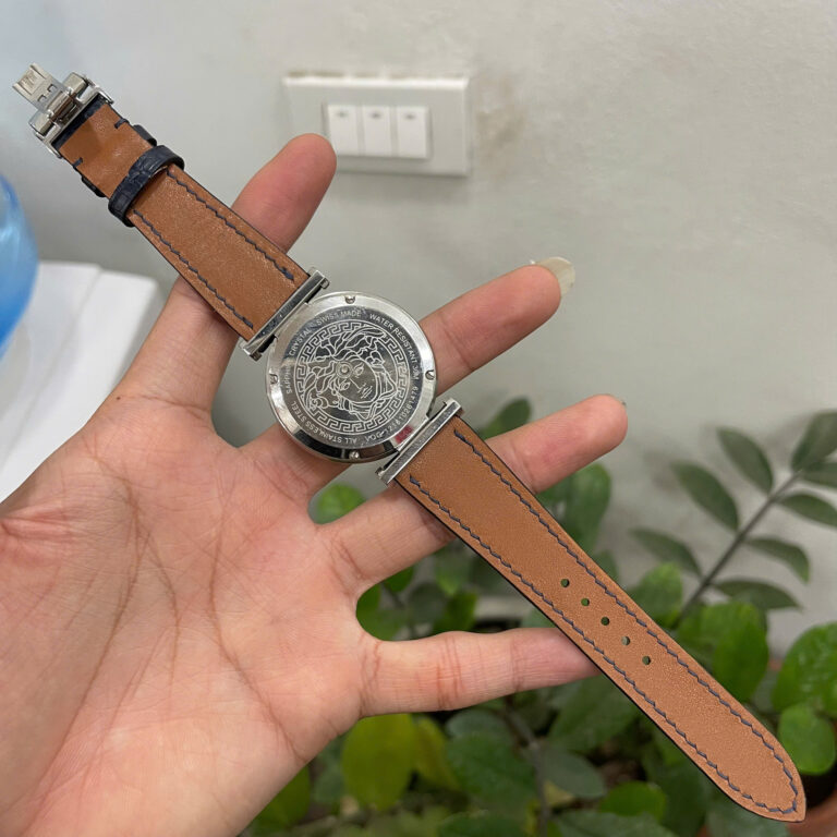 Premium Alligator Leather Strap for Versace