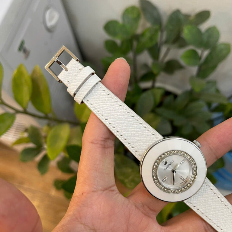 A'leather Handcrafted Epsom Leather Watch Strap - White