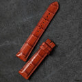 Cognac Leather Watch Strap for Zenith - Handcrafted Replacement Band - Aleather Handmade