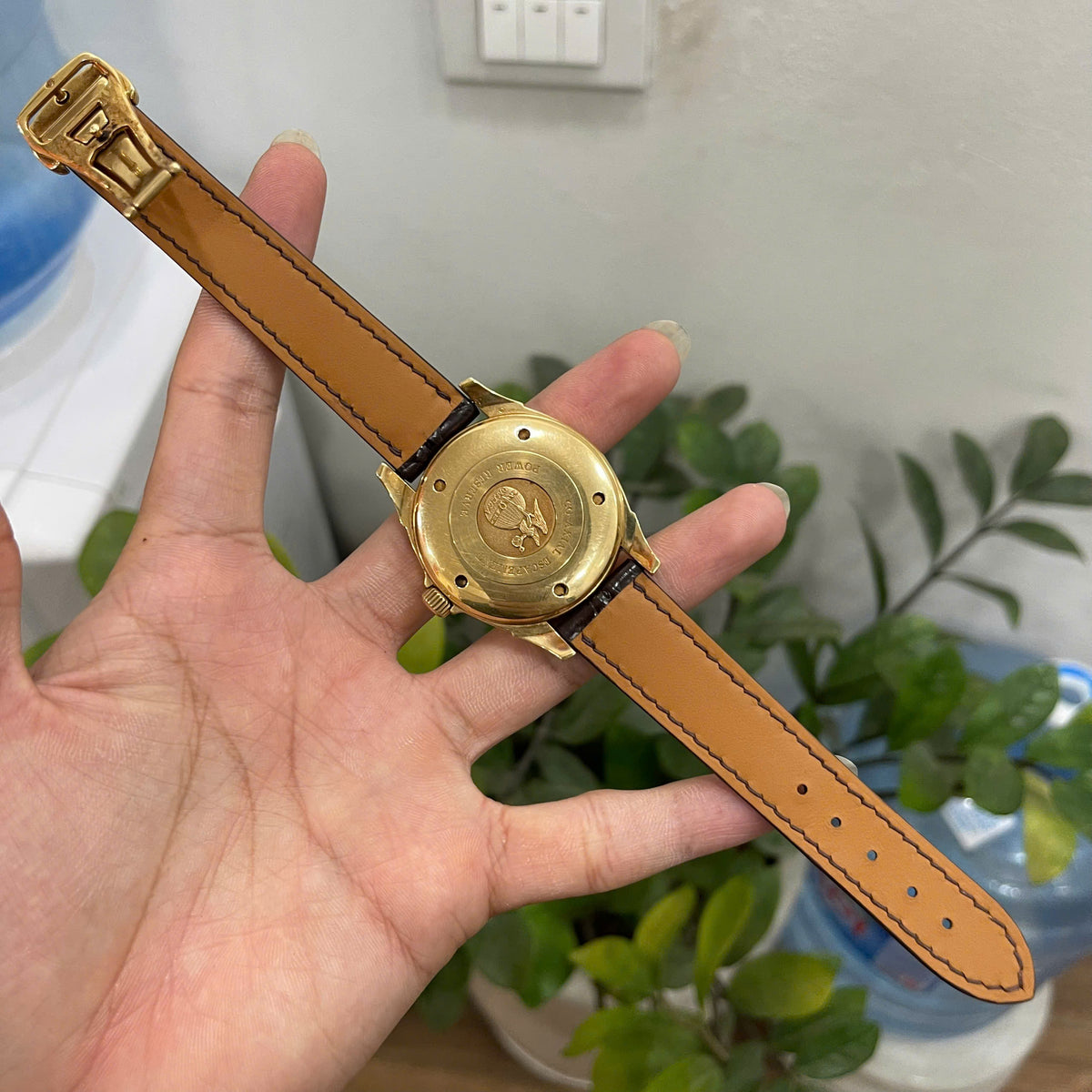 Omega Leather Strap – Alligator Watch Band for De Ville – Aleather Handmade