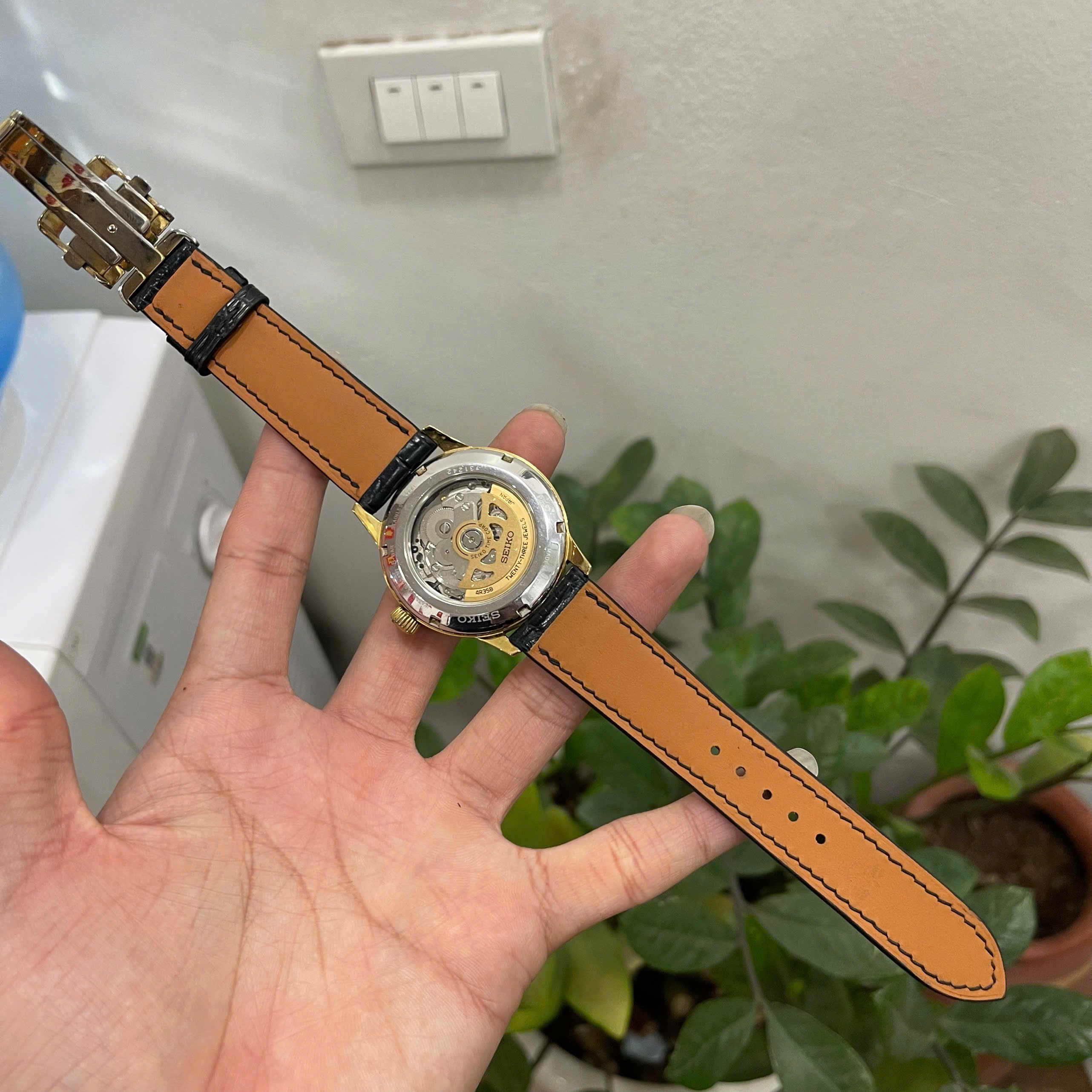 Alligator Seiko Watch Strap