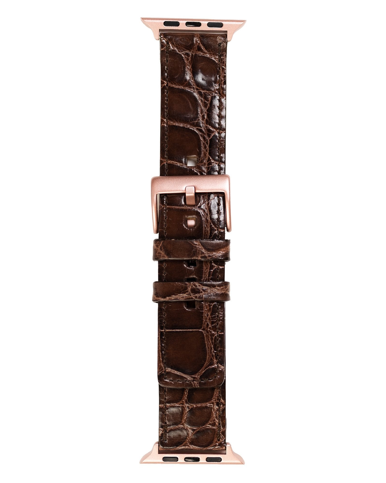 Handcrafted Alligator Leather Strap for Apple Watch