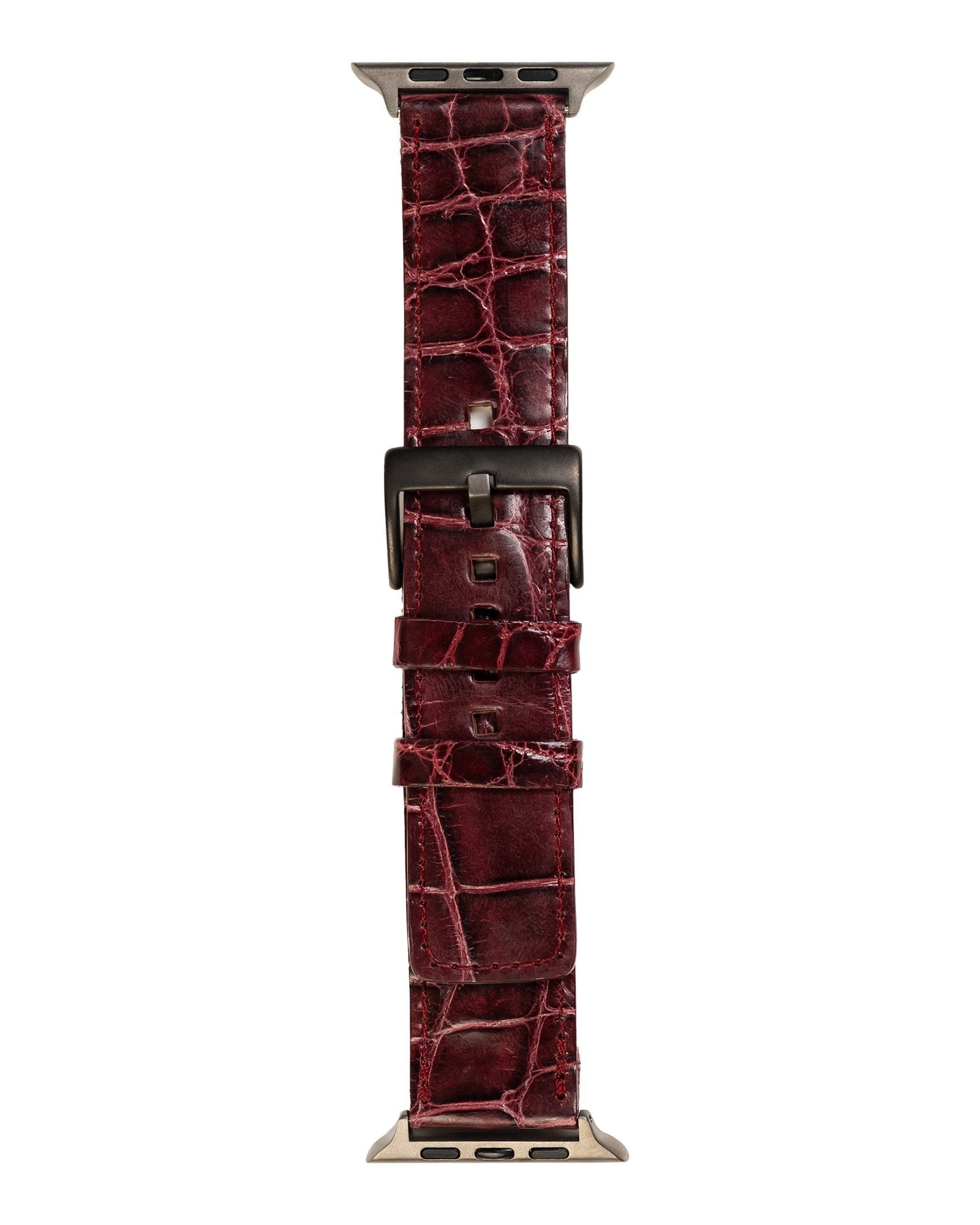 Handcrafted Alligator Leather Strap for Apple Watch