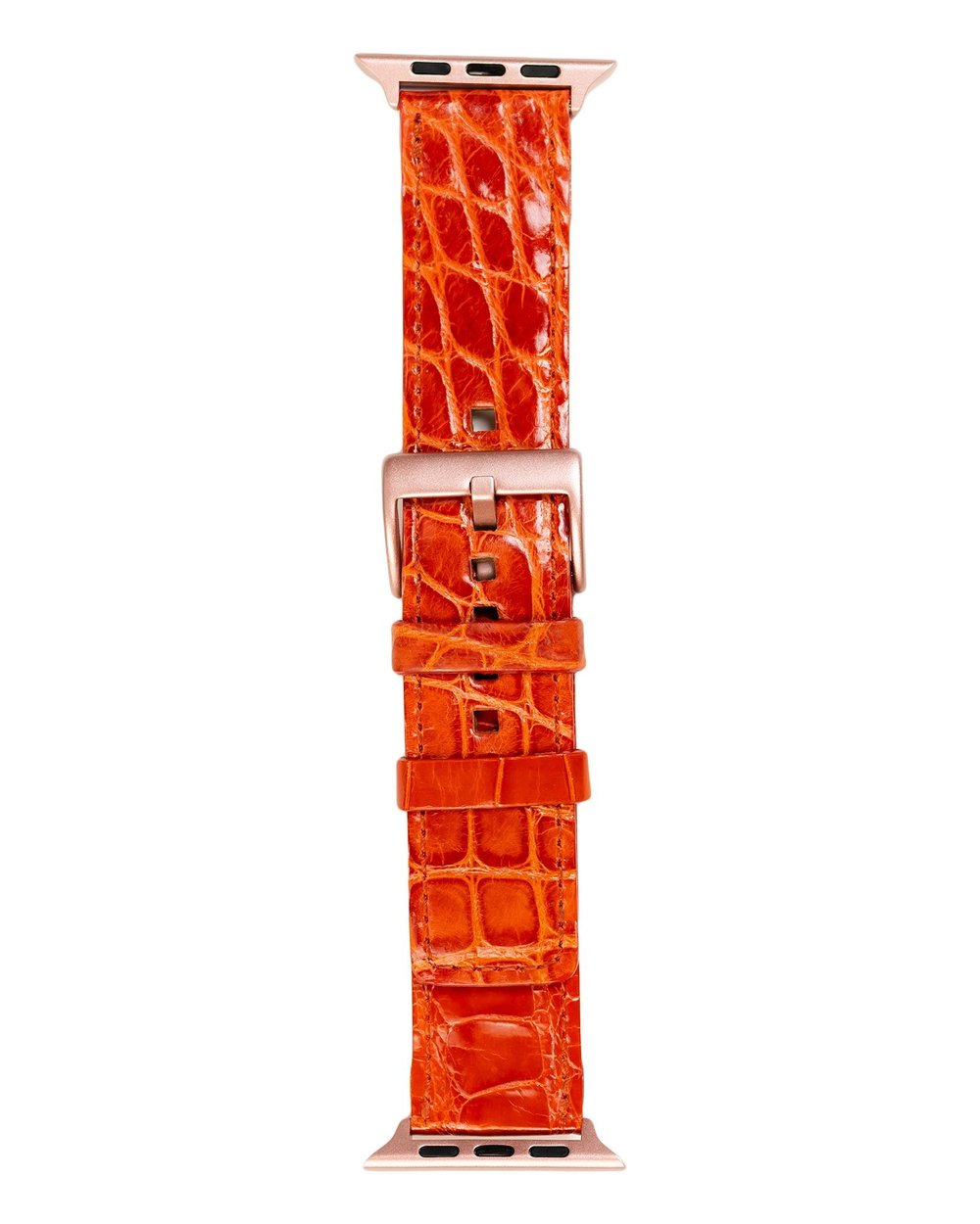 Handcrafted Alligator Leather Strap for Apple Watch