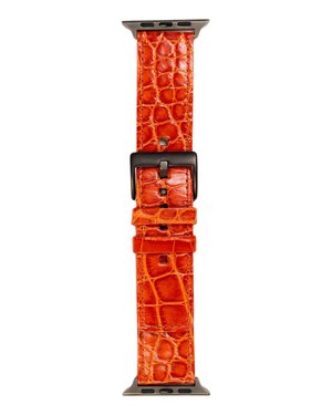 Handcrafted Alligator Leather Strap for Apple Watch