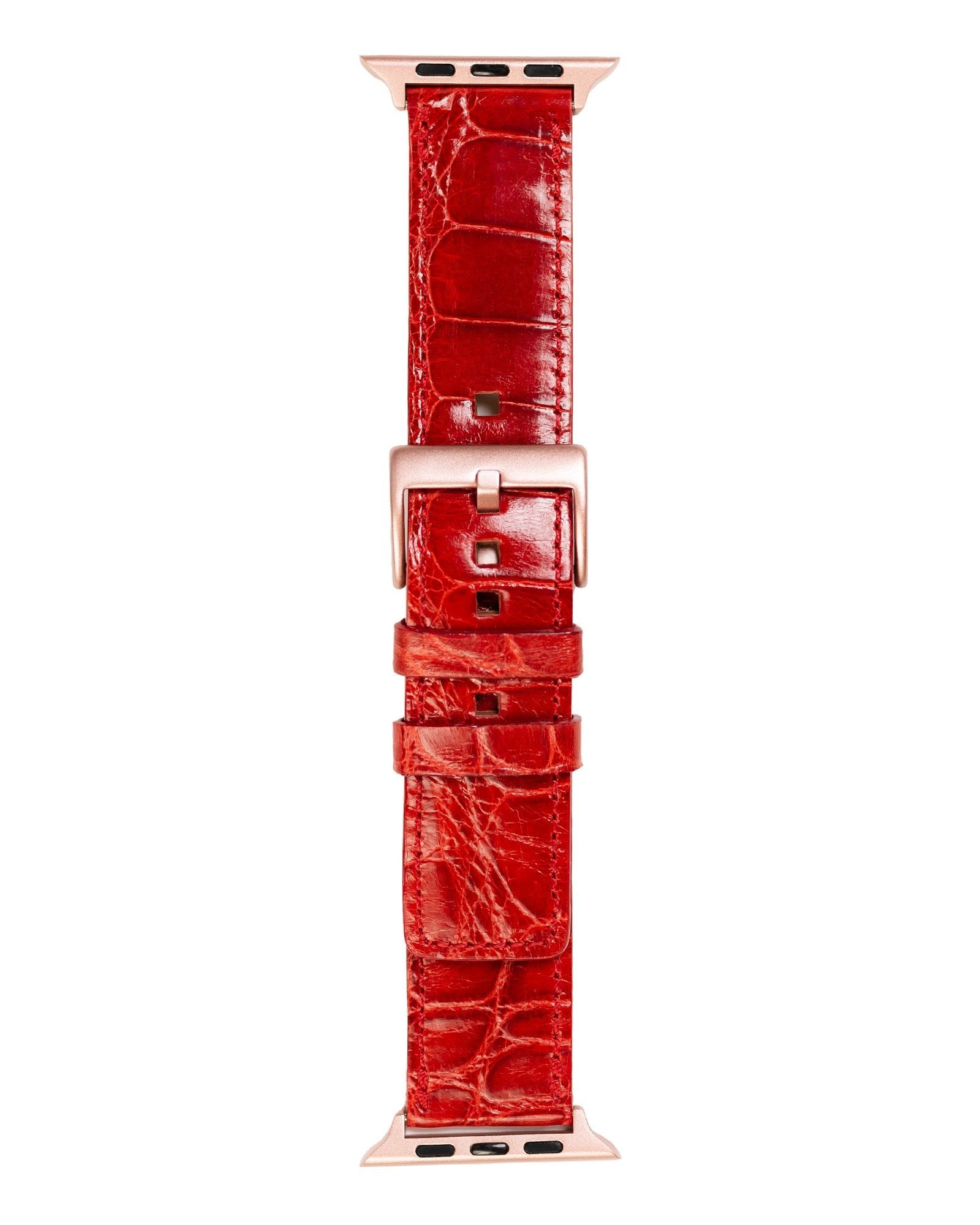 Handcrafted Alligator Leather Strap for Apple Watch