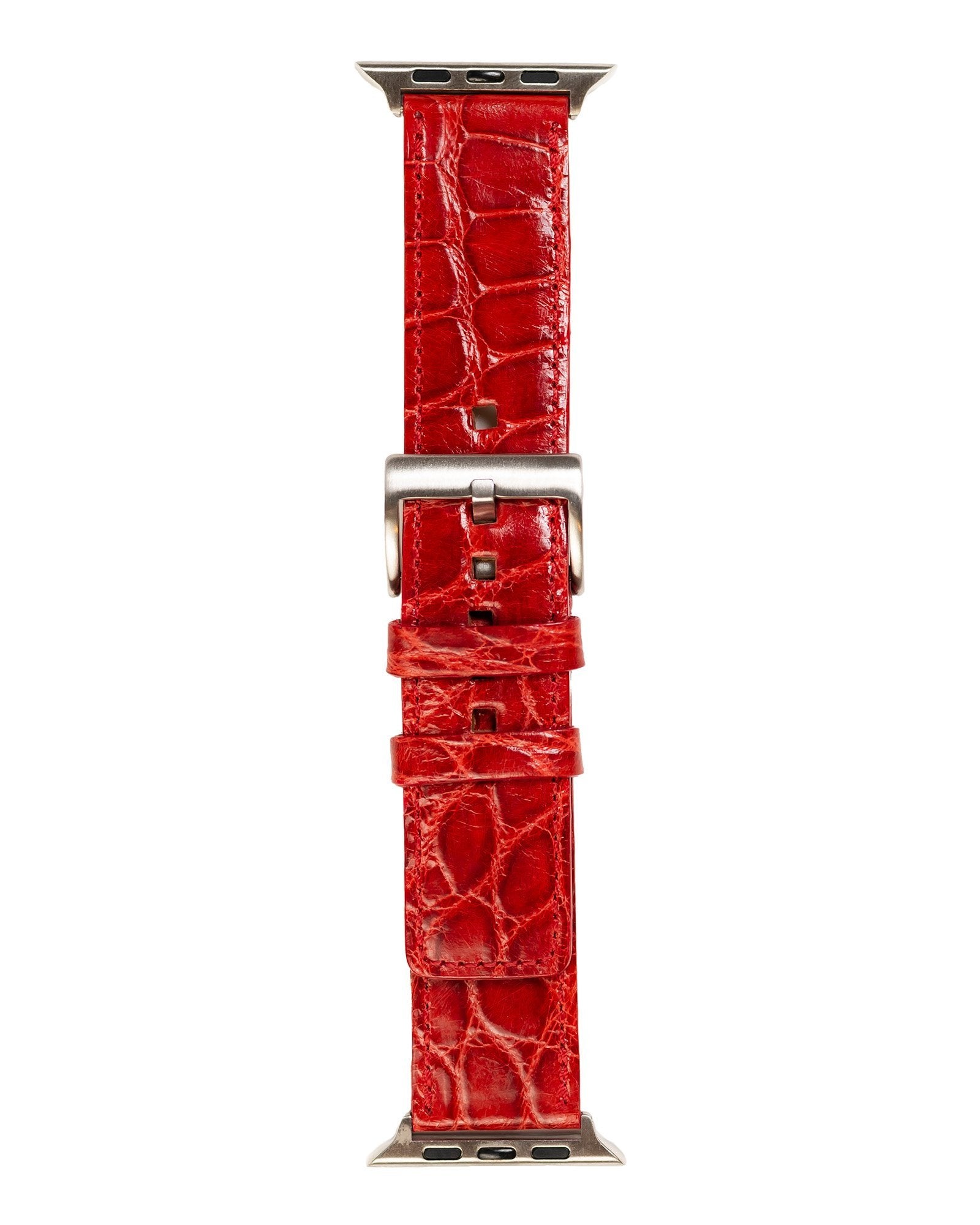 Handcrafted Alligator Leather Strap for Apple Watch