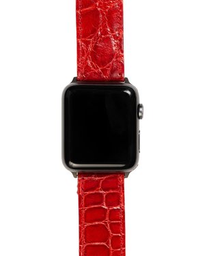 Handcrafted Alligator Leather Strap for Apple Watch