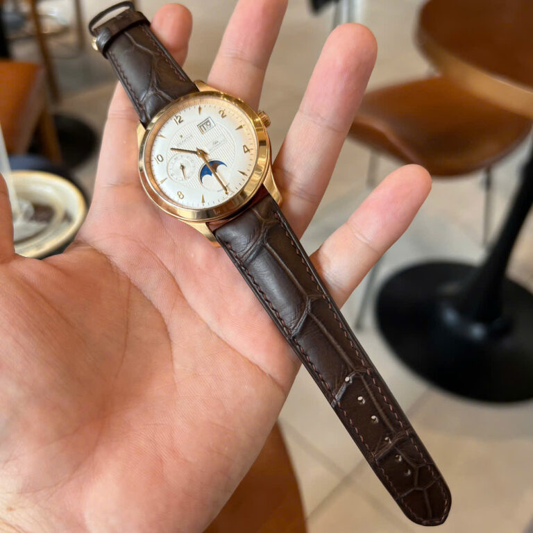 Brown Leather Watch Strap for Zenith - Handcrafted Replacement Band - Aleather Handmade