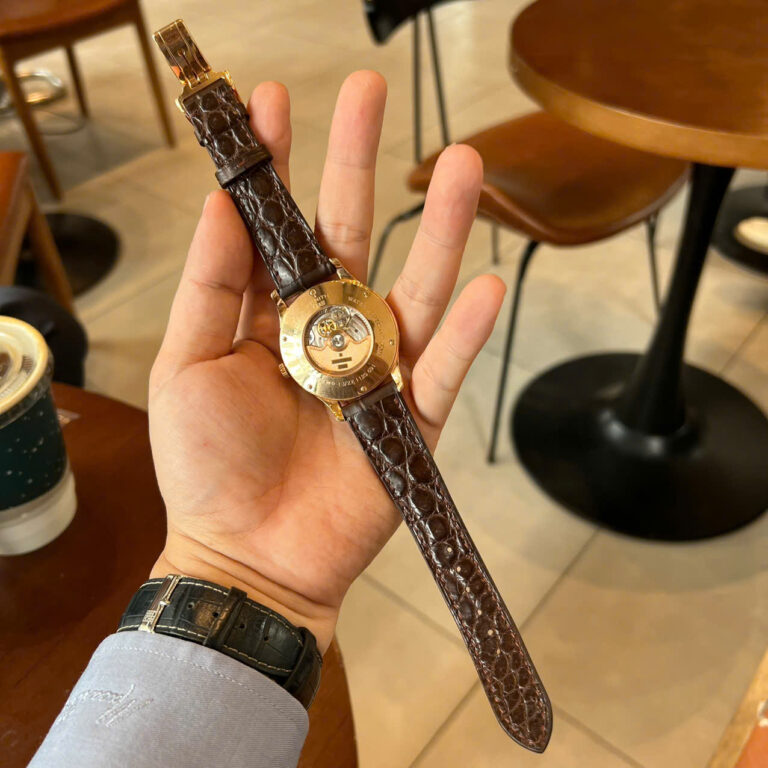 Brown Leather Watch Strap for Zenith - Handcrafted Replacement Band - Aleather Handmade