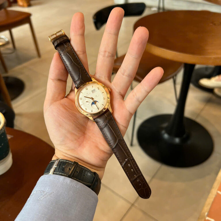 Brown Leather Watch Strap for Zenith - Handcrafted Replacement Band - Aleather Handmade
