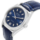 Premium Navy Blue Alligator Leather Strap for Rolex - Handcrafted Replacement Band - Aleather Handmade