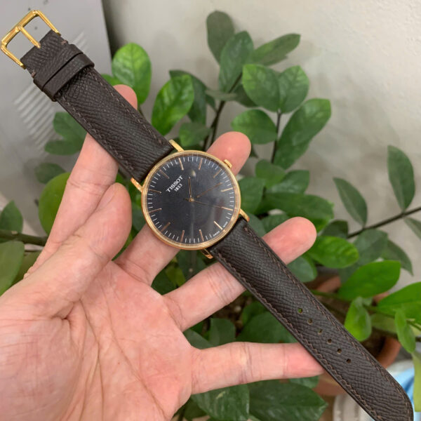 A'leather Handcrafted Togo Leather Watch Strap