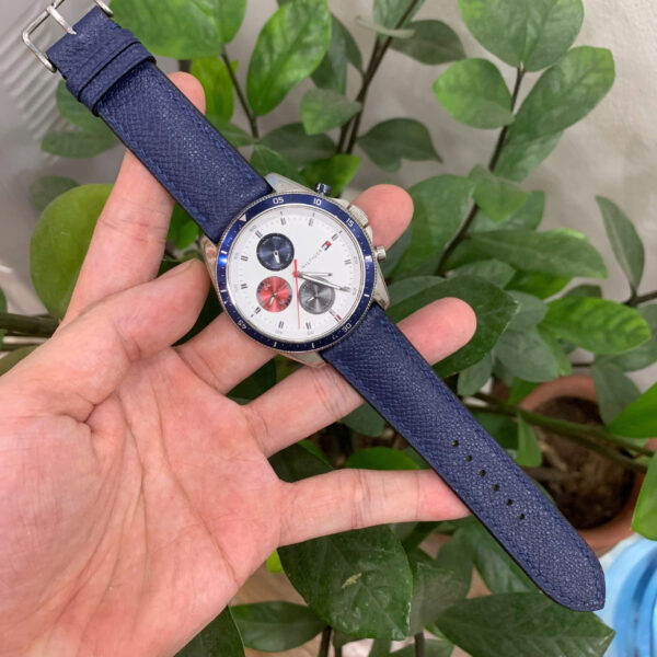 A'leather Handcrafted Togo Leather Watch Strap