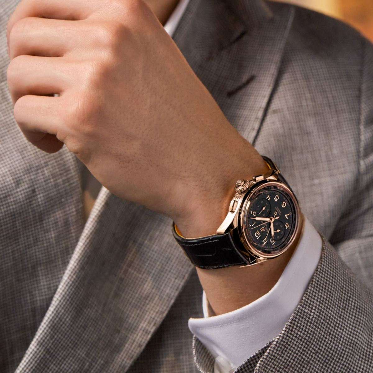 A'leather Handcrafted Alligator Leather  Watch Strap