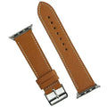 Brown Leather Apple Watch Band - Handcrafted Replacement Strap | Aleather Handmade