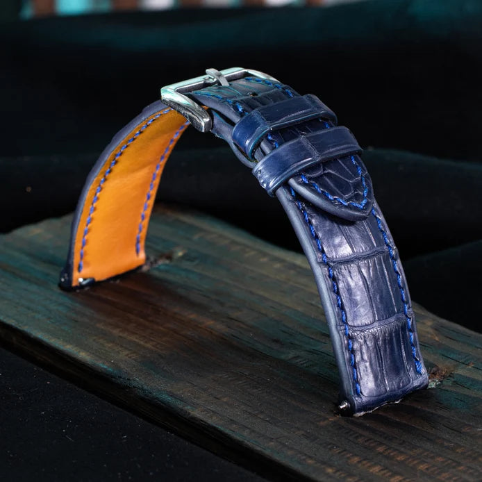 Omega Leather Strap – Alligator Watch Band for Constellation – Aleather Handmade