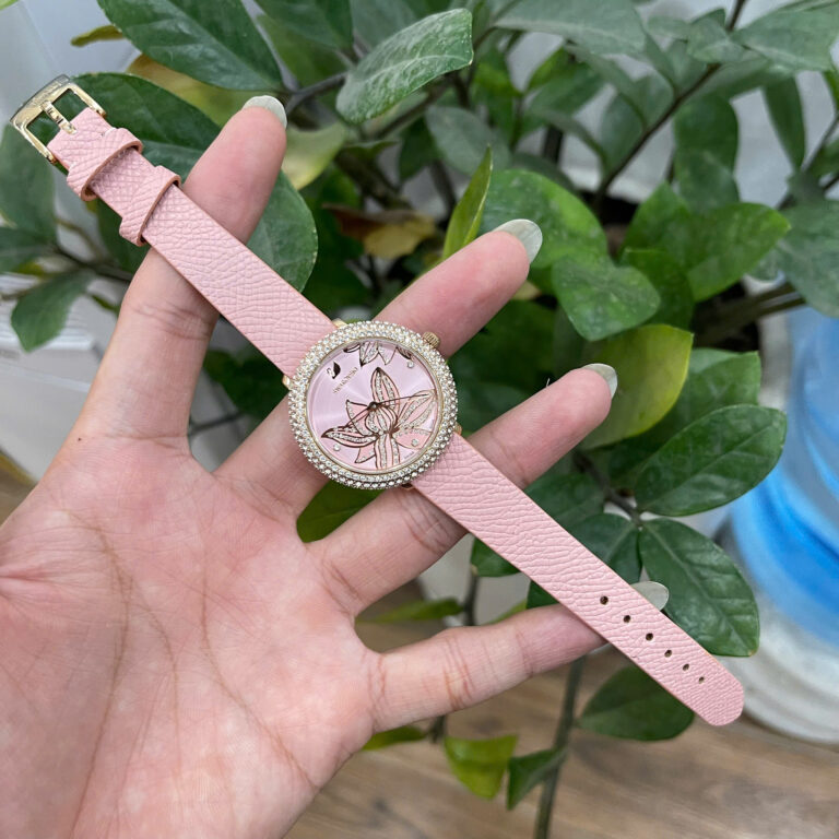 A'leather Handcrafted Epsom Leather Watch Strap - Pink