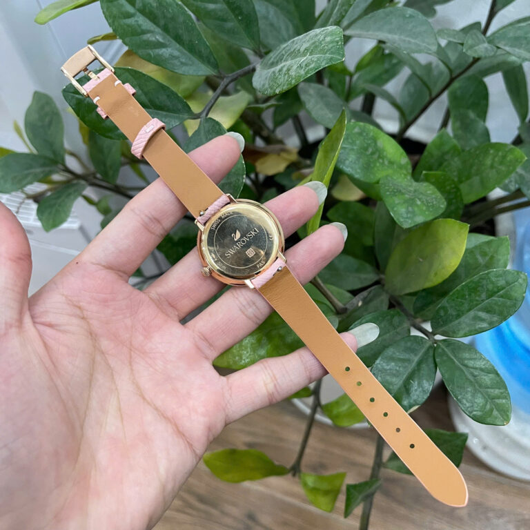 A'leather Handcrafted Epsom Leather Watch Strap - Pink