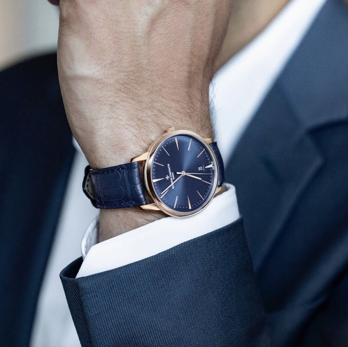 A'leather Handcrafted Alligator Leather  Watch Strap