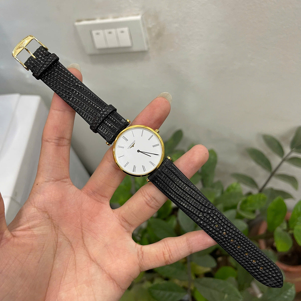 Black Leather Watch Strap - Custom Handcrafted Replacement Band - Aleather Handmade