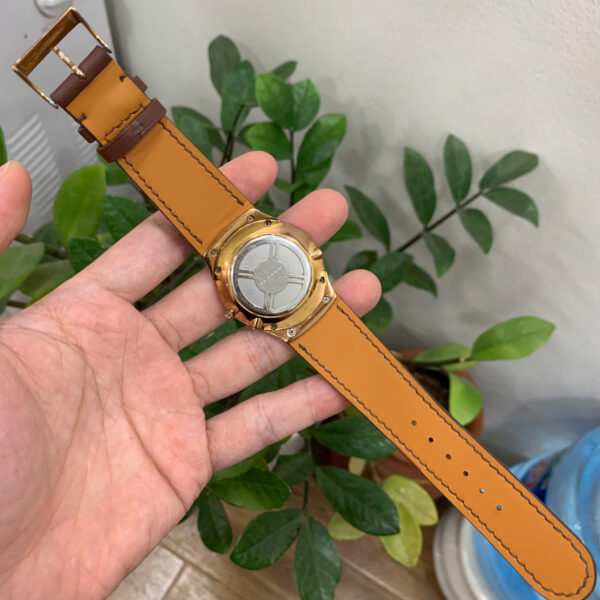 The Minimalist Flat Leather Strap - Heritage Brown