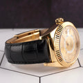 Rolex Dweller Alligator Leather Strap – Handcrafted Watch Band for Genuine Rolex OEM Buckle – Aleather Handmade