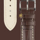 Brown Leather Watch Strap for Longines - Handcrafted Replacement Band - Aleather Handmade