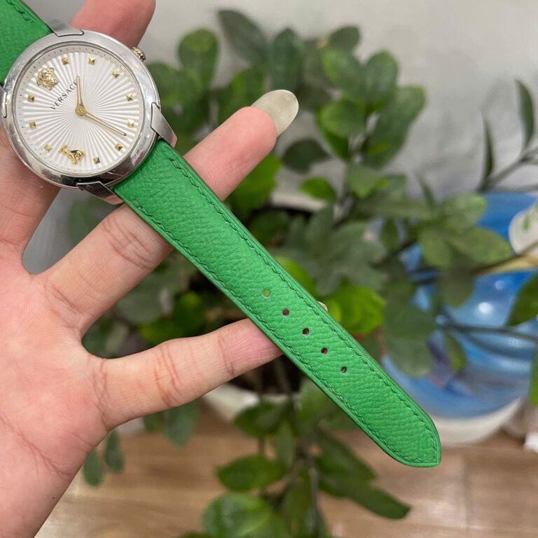 A'leather Handcrafted Epsom Leather Watch Strap - Green